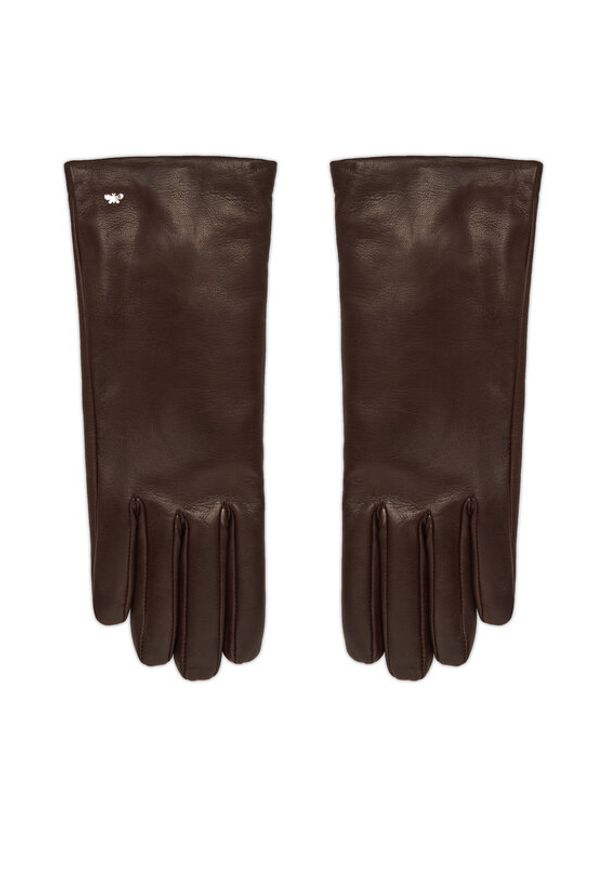 Weekend Max Mara Rękawiczki Senapeshort 2525566035 Brązowy. Kolor: brązowy. Materiał: skóra