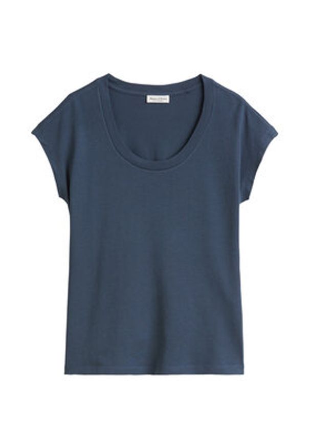 Marc O'Polo T-Shirt 516 2100 50073 Granatowy Regular Fit. Typ kołnierza: polo. Kolor: niebieski. Materiał: bawełna