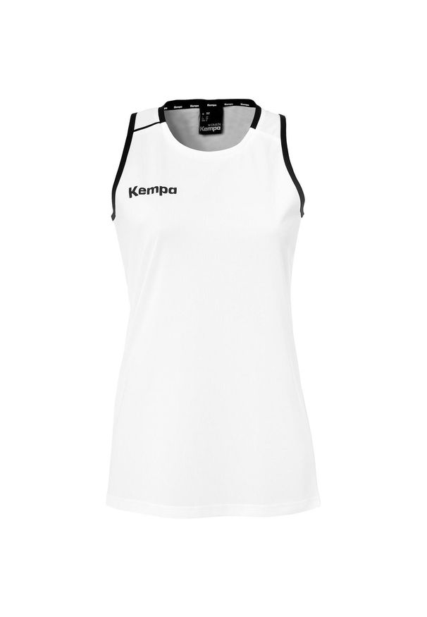 KEMPA - Damska koszulka typu tank top Kempa Player. Kolor: biały, czarny, wielokolorowy. Wzór: kolorowy. Sport: koszykówka