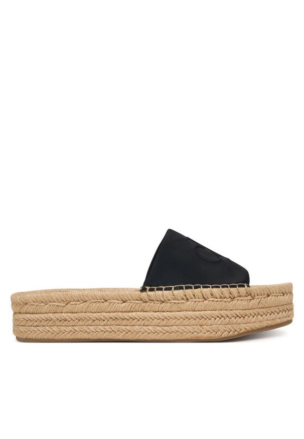 Calvin Klein Espadryle Ebeth HW0HW02894 Czarny. Kolor: czarny. Materiał: materiał