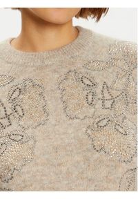 Marciano Guess Sweter 4BGR44 5786Z Brązowy Regular Fit. Kolor: brązowy. Materiał: wełna, syntetyk #3