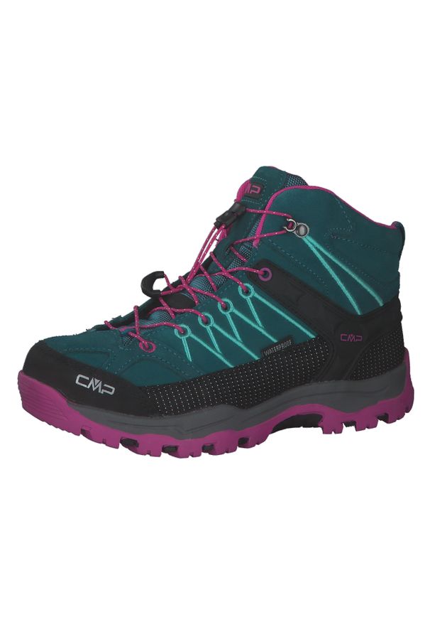 Buty dla dziewczynek CMP Kids Rigel Mid WP. Kolor: różowy. Styl: sportowy. Sport: turystyka piesza