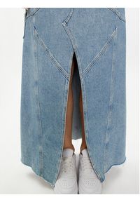 Replay Spódnica jeansowa W9933.000.108 69B Niebieski Regular Fit. Kolor: niebieski. Materiał: bawełna