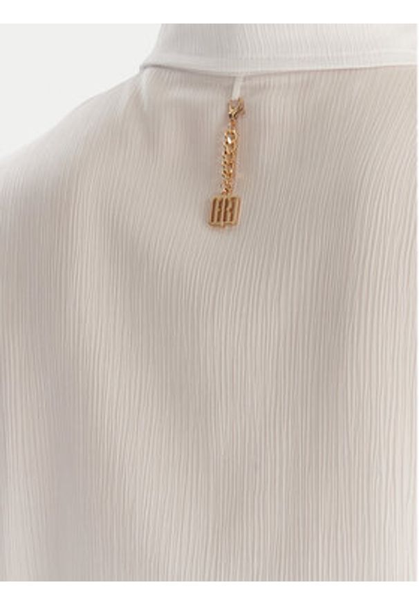 Fracomina Koszula FQ25WT6004W41101 Biały Regular Fit. Kolor: biały. Materiał: syntetyk