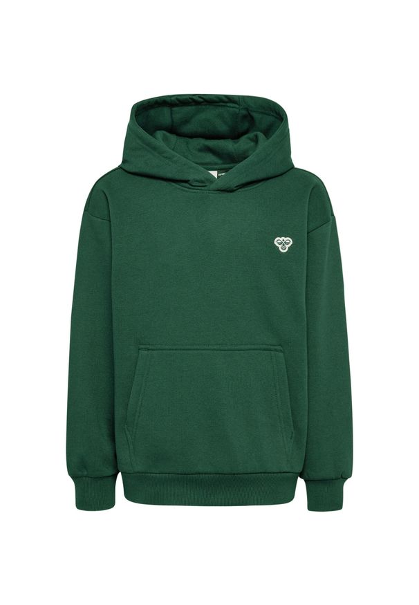Bluza z kapturem dla dzieci Hummel Bee Loose. Typ kołnierza: kaptur. Kolor: zielony