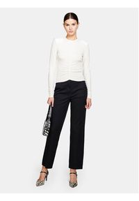 Sisley Spodnie materiałowe 4K2ZLF03V Czarny Regular Fit. Kolor: czarny. Materiał: bawełna #3