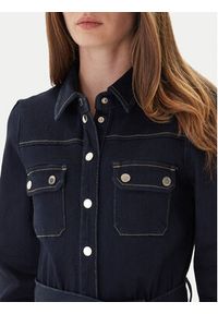 Morgan Sukienka jeansowa 252-RJEANA Granatowy Regular Fit. Kolor: niebieski. Materiał: bawełna #3