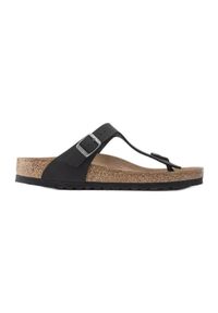 Klapki Birkenstock Gizeh Bs W 1020380 czarne. Kolor: czarny. Materiał: zamsz, materiał, syntetyk, skóra. Styl: klasyczny #5