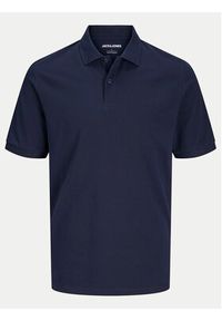 Jack & Jones - Jack&Jones Polo Kane 12270150 Granatowy Regular Fit. Typ kołnierza: polo. Kolor: niebieski. Materiał: syntetyk, bawełna #4
