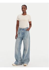 Guess T-Shirt W6GI08 K3023 Pomarańczowy Regular Fit. Kolor: pomarańczowy. Materiał: bawełna #5