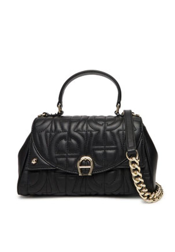 Aigner Torebka Diadora S 134003 Czarny. Kolor: czarny. Materiał: skórzane
