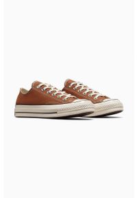 Converse tenisówki Chuck 70 kolor brązowy A04591C. Nosek buta: okrągły. Zapięcie: sznurówki. Kolor: brązowy. Styl: klasyczny #4