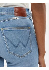 Wrangler Jeansy 112342896 Niebieski Skinny Fit. Kolor: niebieski