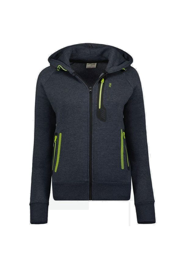 CANADIAN PEAK - Bluza turystyczna dla dzieci Canadian Peak Gandypek. Kolor: niebieski. Materiał: bawełna, poliester