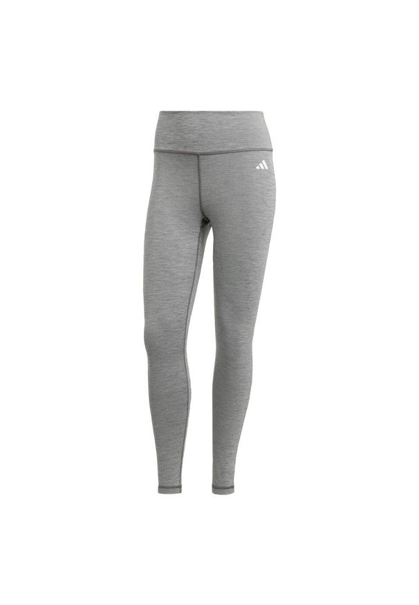 Adidas - Training Essentials High-Waisted 7/8 Leggings. Kolor: szary. Materiał: materiał. Sport: fitness
