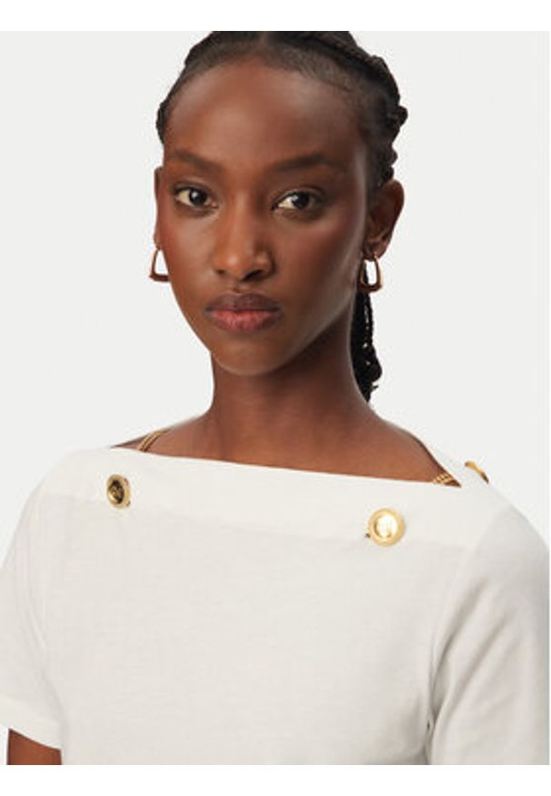 Rinascimento Bluzka CFC0128105003 Biały Regular Fit. Kolor: biały. Materiał: bawełna