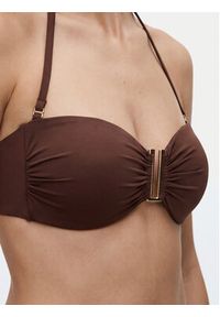 Max Mara Beachwear Góra od bikini Amelia 2616821239 Brązowy ciemny. Kolor: brązowy. Materiał: syntetyk #3