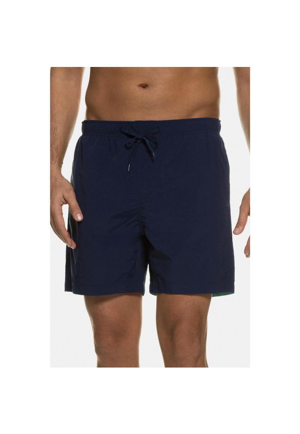 JAY-PI - Męskie Kąpielówki moda plażowa elastyczny pas do rozm. 8XL. Kolekcja: plus size. Kolor: niebieski. Materiał: poliester, poliamid, materiał