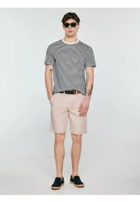 Big-Star - Koszulka męska w paski czarna Oler 906. Okazja: na co dzień. Kolor: czarny. Materiał: jeans, dzianina. Wzór: paski. Sezon: wiosna, lato. Styl: klasyczny, casual #1