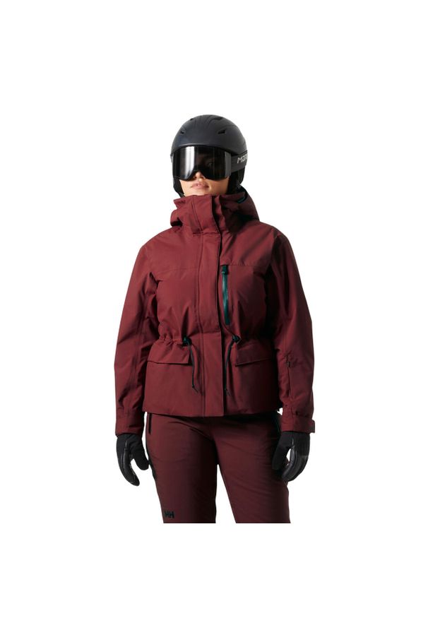 Damska kurtka narciarska Helly Hansen Nora 2.0. Kolor: czerwony. Sezon: zima. Sport: narciarstwo