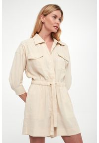 Twinset U&B - Kombinezon damski lniany TWINSET U&B. Materiał: len