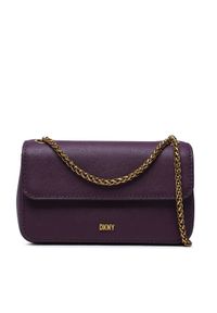 DKNY Torebka Minnie Shoulder Bag R2331T72 Fioletowy. Kolor: fioletowy. Materiał: skórzane #1