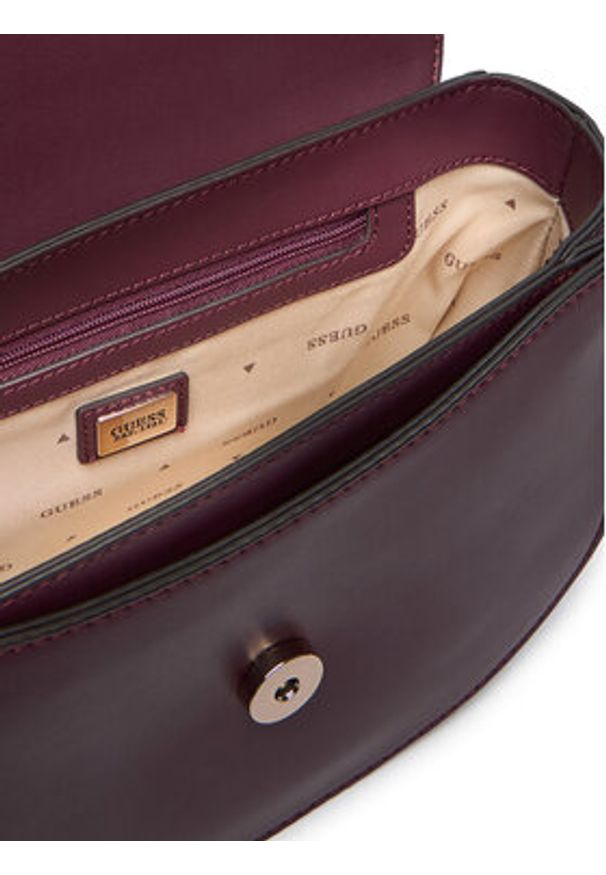Guess Torebka HWVG98 91210 Fioletowy. Kolor: fioletowy. Materiał: skórzane