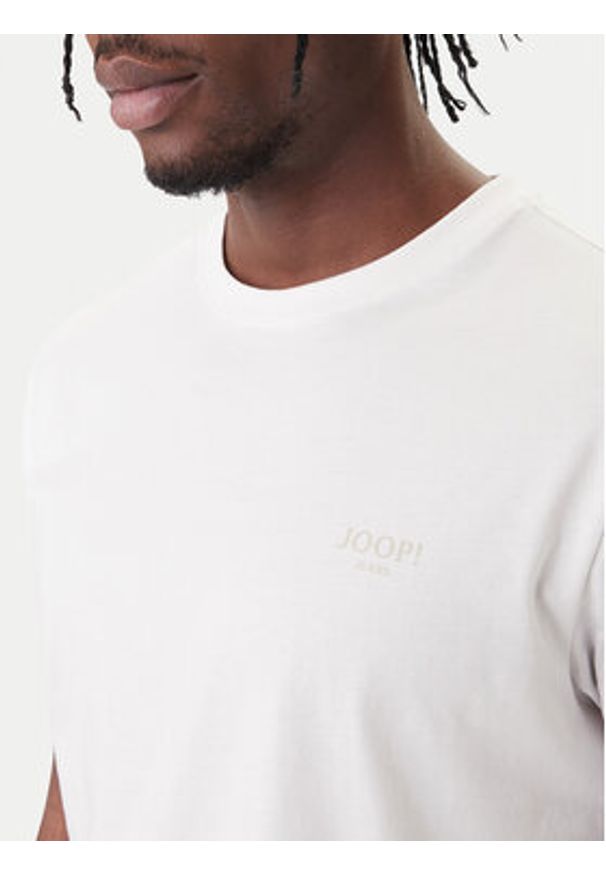 JOOP! Jeans T-Shirt 32Alphis 10011152 30045926 Écru Modern Fit. Kolor: kremowy. Materiał: bawełna