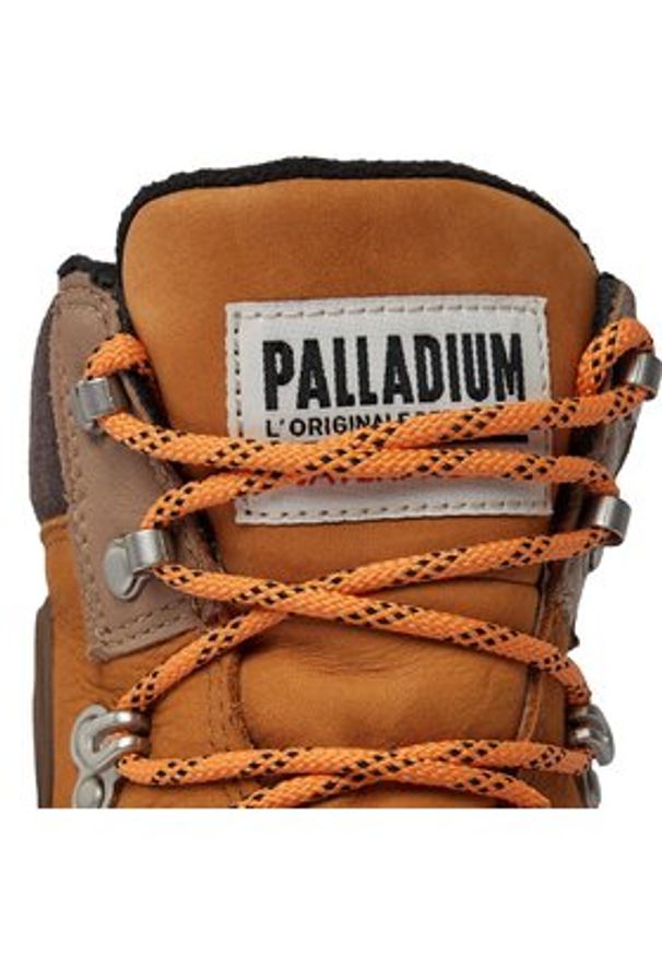 Palladium Trapery Pallabrousse Hkr Wp+ 98840-203-M Brązowy. Kolor: brązowy. Materiał: skóra