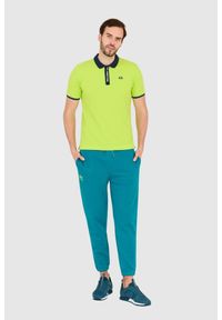 La Martina - LA MARTINA Zielona męska koszulka polo, Rozmiar M. Typ kołnierza: polo. Kolor: zielony #4