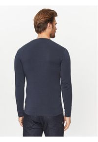 Emporio Armani Underwear Longsleeve 111023 3F523 00135 Granatowy Regular Fit. Kolor: niebieski. Materiał: bawełna. Długość rękawa: długi rękaw