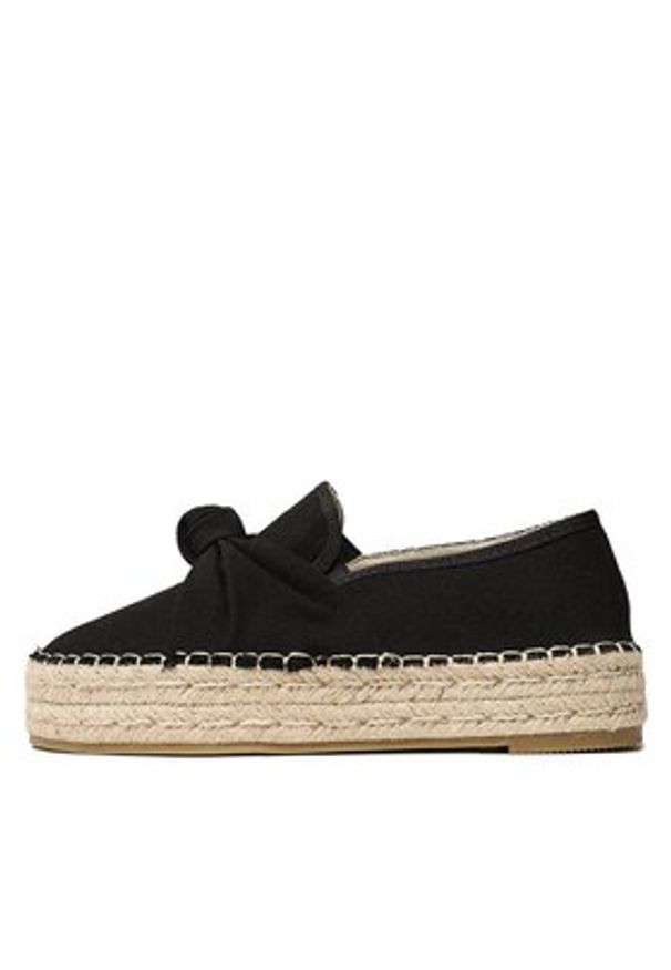 Jenny Fairy Espadryle WSS990-145 Czarny. Kolor: czarny. Materiał: materiał