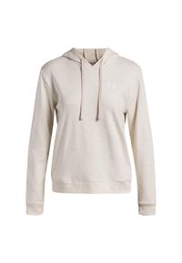 Bluza damska z kapturem Under Armour Rival Terry. Typ kołnierza: kaptur. Kolor: biały #1