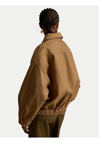 Polo Ralph Lauren Kurtka przejściowa 211A96311003 Beżowy Oversize. Typ kołnierza: polo. Kolor: beżowy. Materiał: bawełna #5