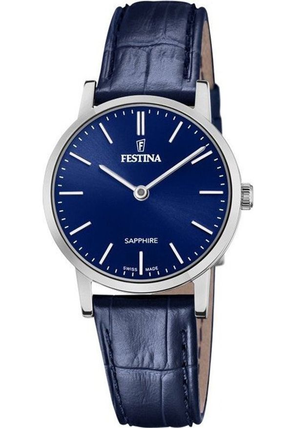 Zegarek Festina Zegarek damski Festina F20013-3 niebieski. Kolor: niebieski