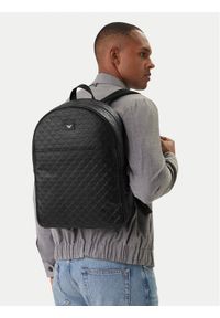 Emporio Armani Plecak EM001678 AF14774 UC001 Czarny. Kolor: czarny. Materiał: skóra #1