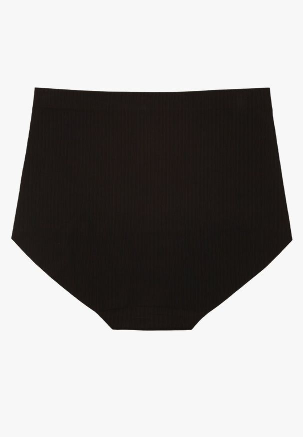 Renee - Czarne Bezszwowe Majtki High Waist Navorila. Stan: podwyższony. Kolor: czarny