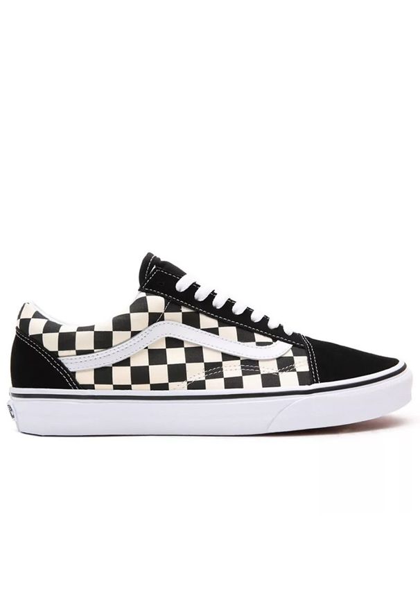 Buty Vans Old Skool VN0A38G1P0S1 - czarno-białe. Okazja: na co dzień. Kolor: czarny, biały, wielokolorowy. Materiał: materiał, guma. Szerokość cholewki: normalna. Model: Vans Old Skool