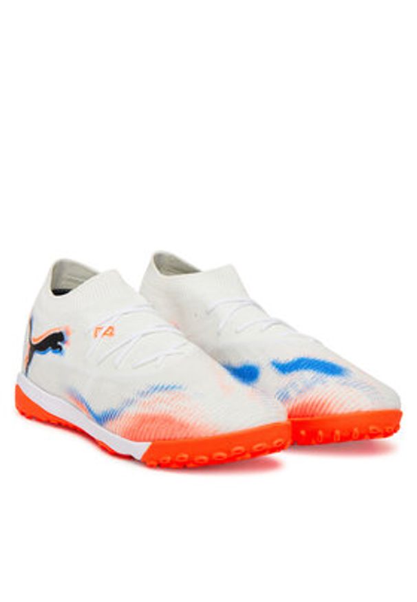 Puma Buty do piłki nożnej Future 8 Match Tt 108597 01 Biały. Kolor: biały. Materiał: materiał