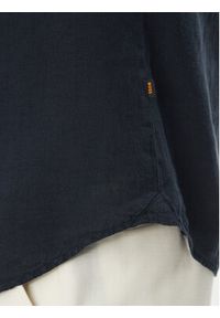 BOSS Koszula 50537382 Granatowy Regular Fit. Kolor: niebieski. Materiał: len #3
