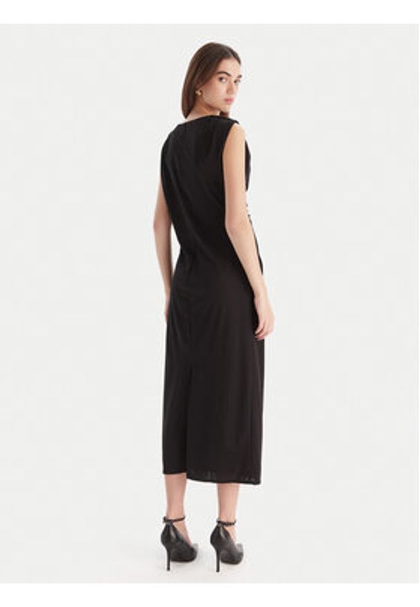 Marella Sukienka koktajlowa Scuola 2523626011 Czarny Slim Fit. Kolor: czarny. Materiał: syntetyk. Styl: wizytowy
