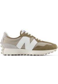 Buty unisex New Balance U327CH – brązowe. Okazja: na co dzień. Kolor: brązowy. Materiał: guma, zamsz, skóra, materiał. Szerokość cholewki: normalna #1