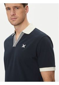 Richmond X Polo UMP25168PO Granatowy Regular Fit. Typ kołnierza: polo. Kolor: niebieski. Materiał: bawełna