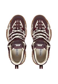 Steve Madden Sneakersy Kingdom 2 SM11004870 Bordowy. Kolor: czerwony. Materiał: zamsz, skóra #4