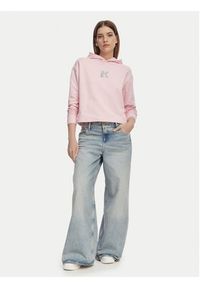 Karl Lagerfeld Jeans Bluza B2W20037 Różowy jasny Regular Fit. Kolor: różowy. Materiał: bawełna #2