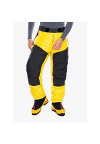 LA SPORTIVA - Spodnie puchowe męskie La Sportiva Olympus Tech Down Pant. Kolor: żółty. Materiał: puch