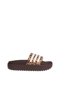 Adidas - adilette Platform Slides. Kolor: biały, wielokolorowy, beżowy, brązowy. Obcas: na platformie