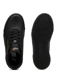 Adidasy Puma Carina 3.0 Jr, Dzieci. Kolor: czarny. Materiał: skóra ekologiczna, materiał. Sport: turystyka piesza