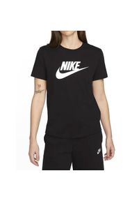 Koszulka z krótkim rękawem Damska Nike ICN DX7906 010 Czarny. Kolor: czarny. Długość rękawa: krótki rękaw. Długość: krótkie. Sport: piłka nożna