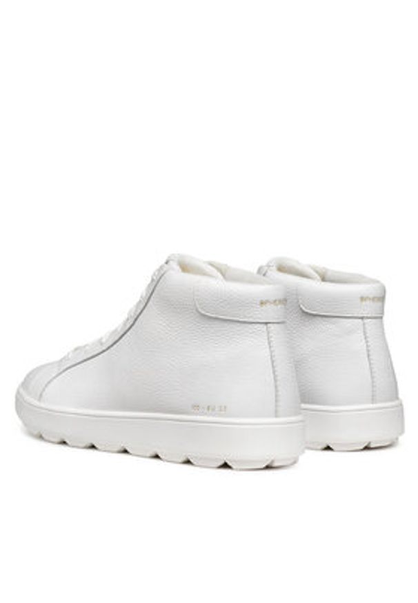 Geox Sneakersy U Spherica Ecub-1 U46GPA 00047 C1000 Biały. Kolor: biały. Materiał: skóra